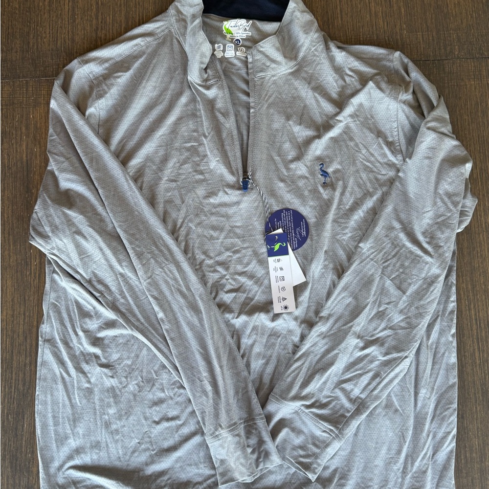 Tailorbyrd Gray Quarter-Zip Pullover - NWT